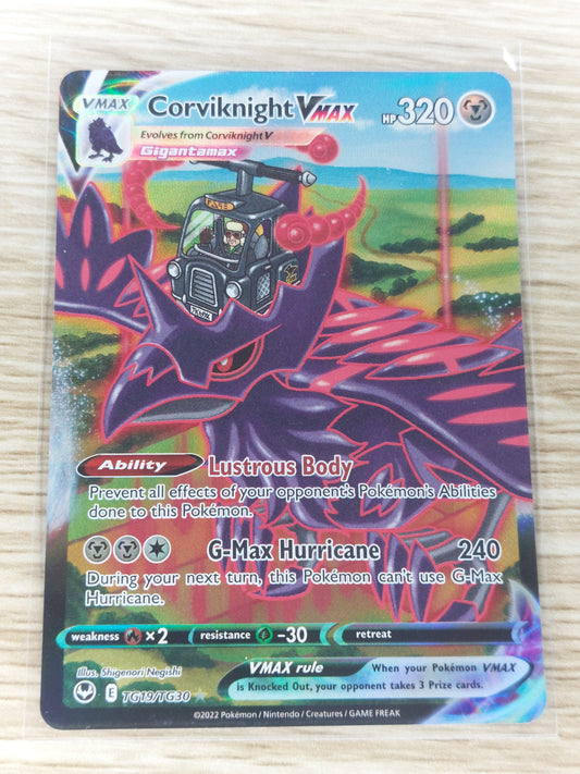 Pokemon 2022 Corviknight Vmax Alternate Art TG19/TG30