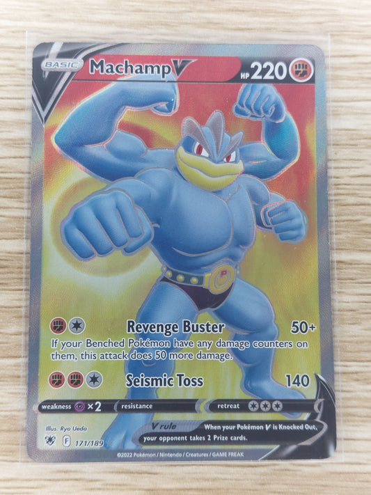 Pokemon 2022 Machamp V Full Art Astral Radiance 171/189