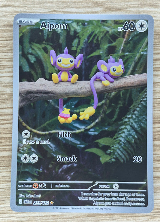 2023 Pokémon Paradox Rift 211/182 Aipom IR