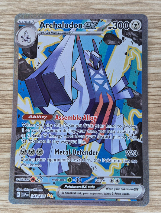 2024 Pokémon Surging Sparks 241/191 Archaludon EX Special Illustration Rare