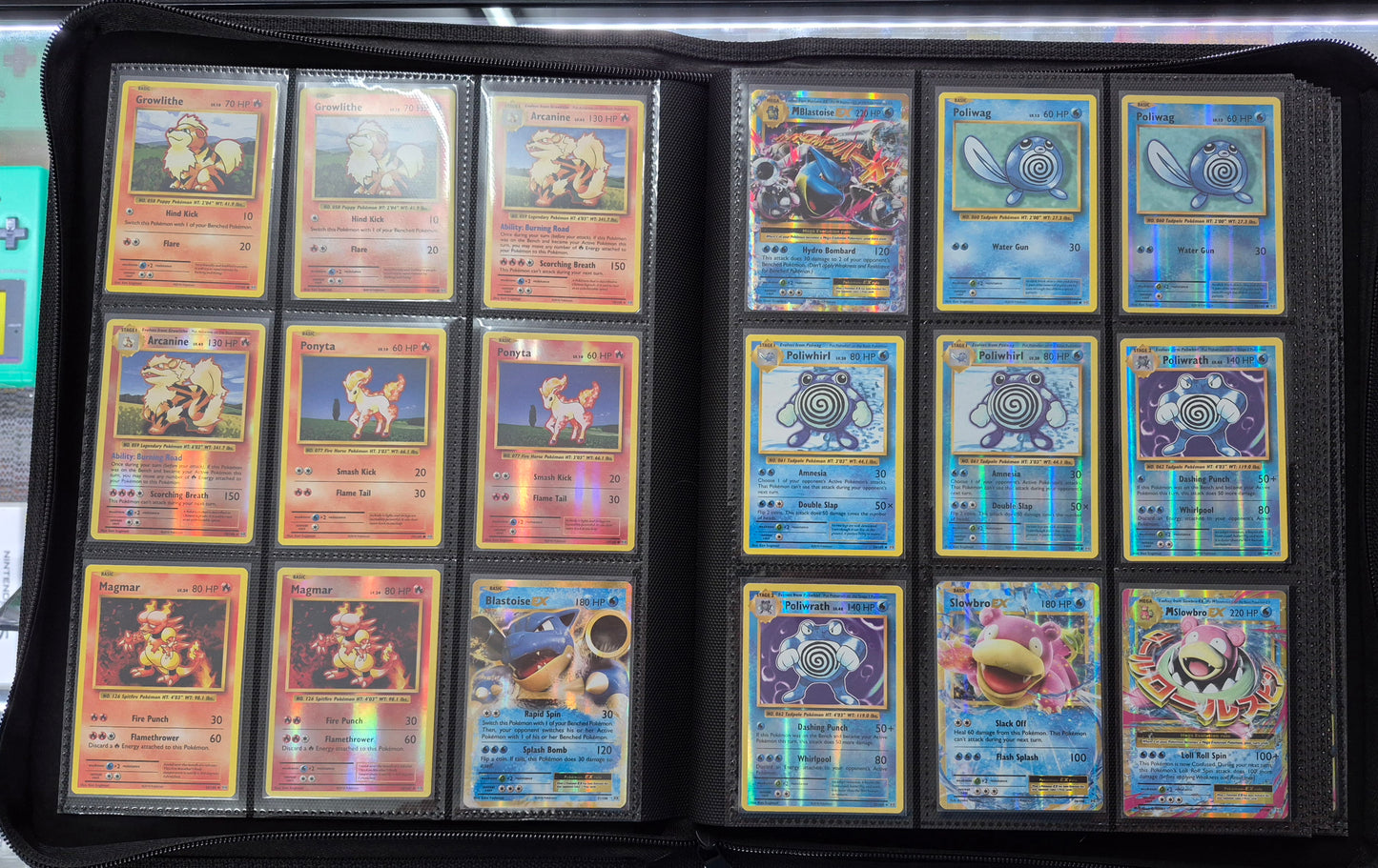 2016 Pokémon Evolutions Master Set inc.all Reverse Holo Cards in Palms Off Binder