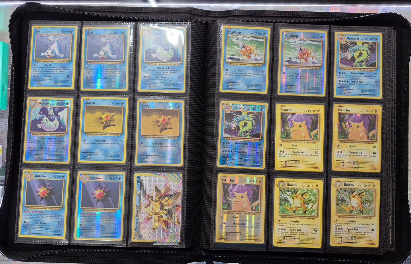 2016 Pokémon Evolutions Master Set inc.all Reverse Holo Cards in Palms Off Binder