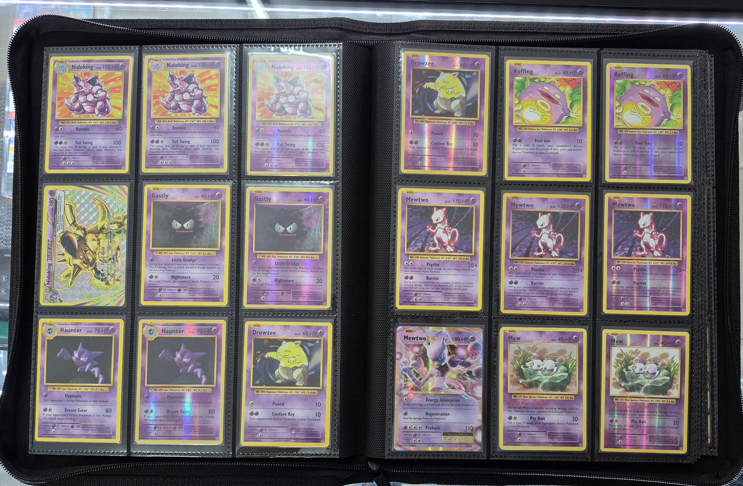 2016 Pokémon Evolutions Master Set inc.all Reverse Holo Cards in Palms Off Binder