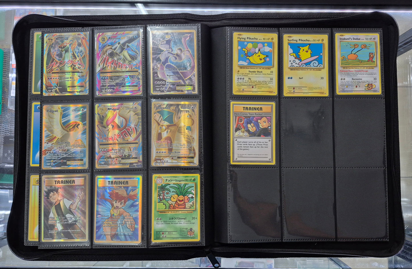 2016 Pokémon Evolutions Master Set inc.all Reverse Holo Cards in Palms Off Binder