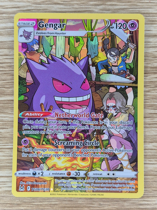 Pokémon TCG Gengar Lost Origin Trainer Gallery Tg06/Tg30 Holo Ultra Rare