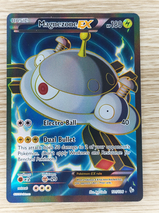 Pokemon 2014 Magnezone EX  Full Art XY Flashfire 101/106