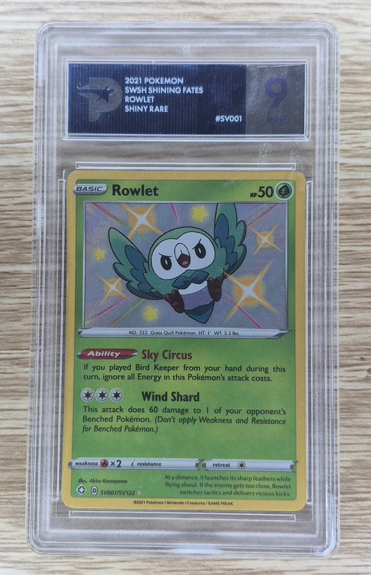 2021 Pokémon Shining Fates SV001/SV122 Rowlet Shiny Rare