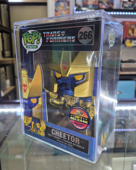 Funko Pop 266 CHEETOR Digital LE 2000 Legendary Transformers w/Pop Hard Stack