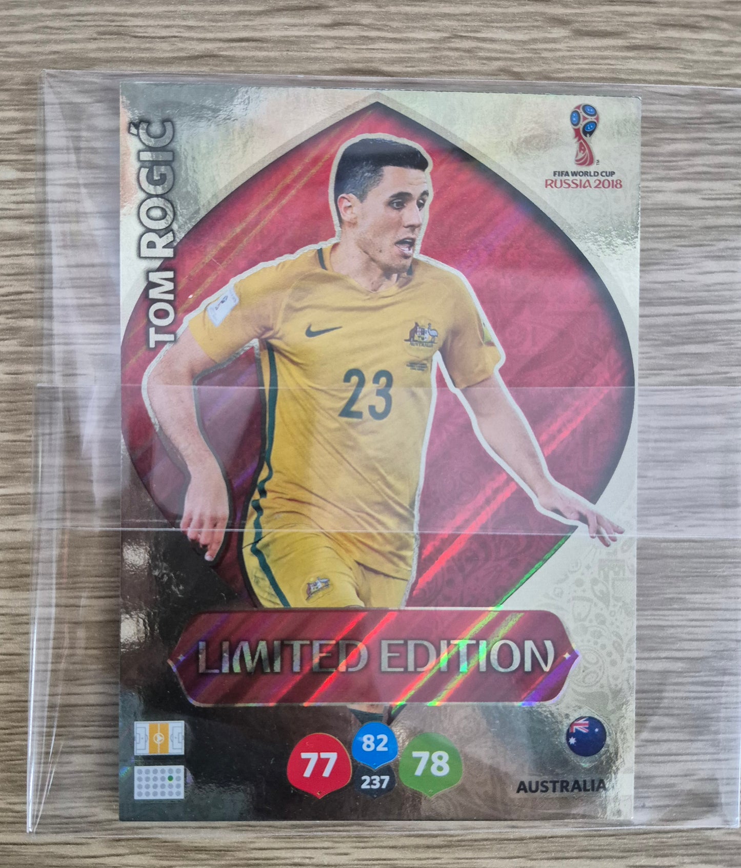 Fifa World Cup Russia 2018 Gold Tom Rogic(AUS) Giant Limited Edition Card