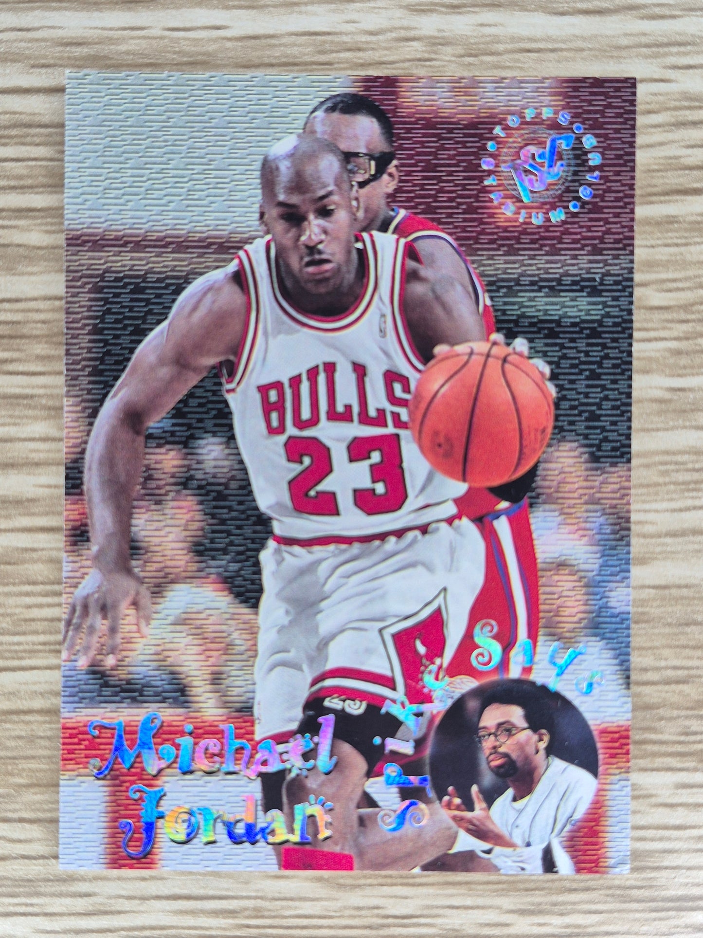 1996 Topps Stadium Club Spike Says SS1 Michael Jordan SEE Pics