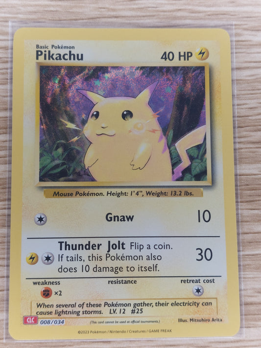 Pokemon 2023 Pikachu Classic Collection CLC 008/034