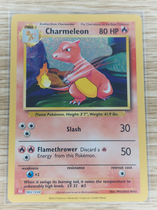 Pokemon 2023 Charmeleon Classic Collection CLC 002/034