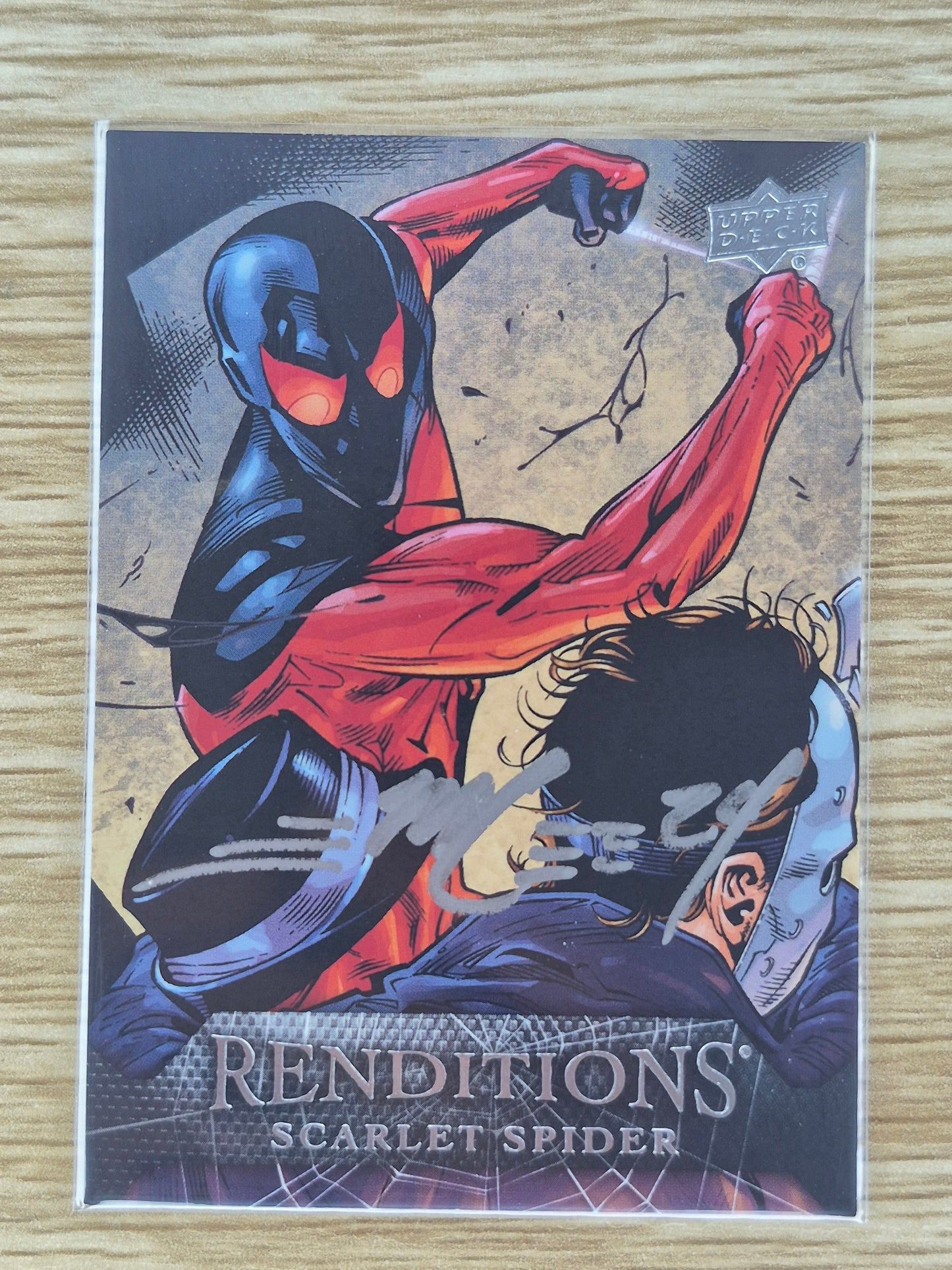 2024 Upper Deck Renditions Scarlet Spider Artist Autographs Matthew Clark 54/65