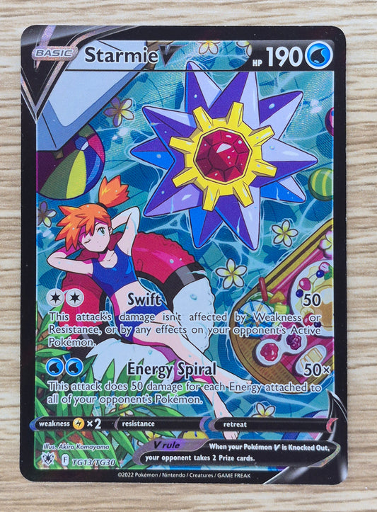 Starmie TG13/TG30 Alternate Art Trainer Gallery Astral Radiance - Pokemon TCG