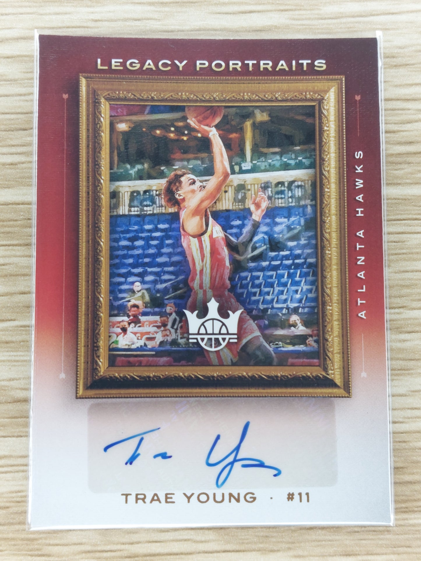 2020-2021 Panini Trae Young Legacy Portraits #11 Autograph /49