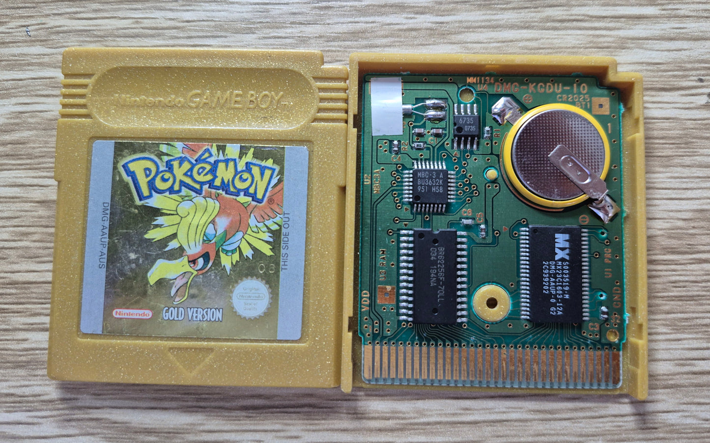 🔥  NEW BATTERY🔥 Pokemon Gold Version, Nintendo Gameboy AUS PAL Genuine