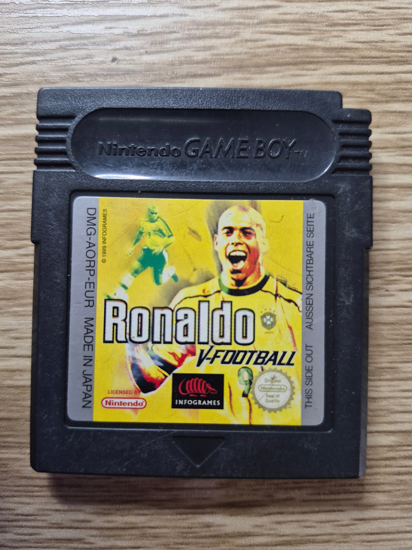 Ronaldo V-Football - Nintendo Game Boy - NEW SAVE BATTERY [PAL] - Tested