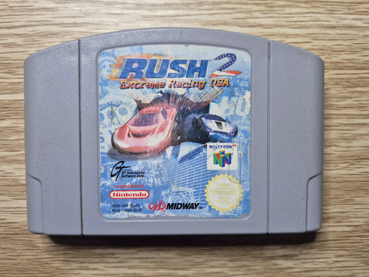 Rush 2 Extreme Racing USA- Nintendo N64 (PAL 1998) Cartridge Only Tested