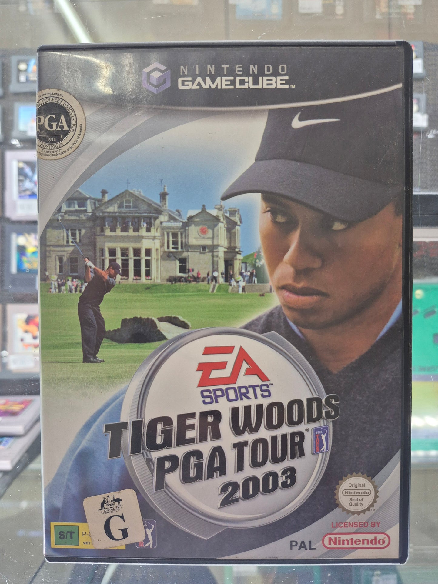 Tiger Woods PGA Tour 2003 Nintendo GameCube Game complete with Instructions