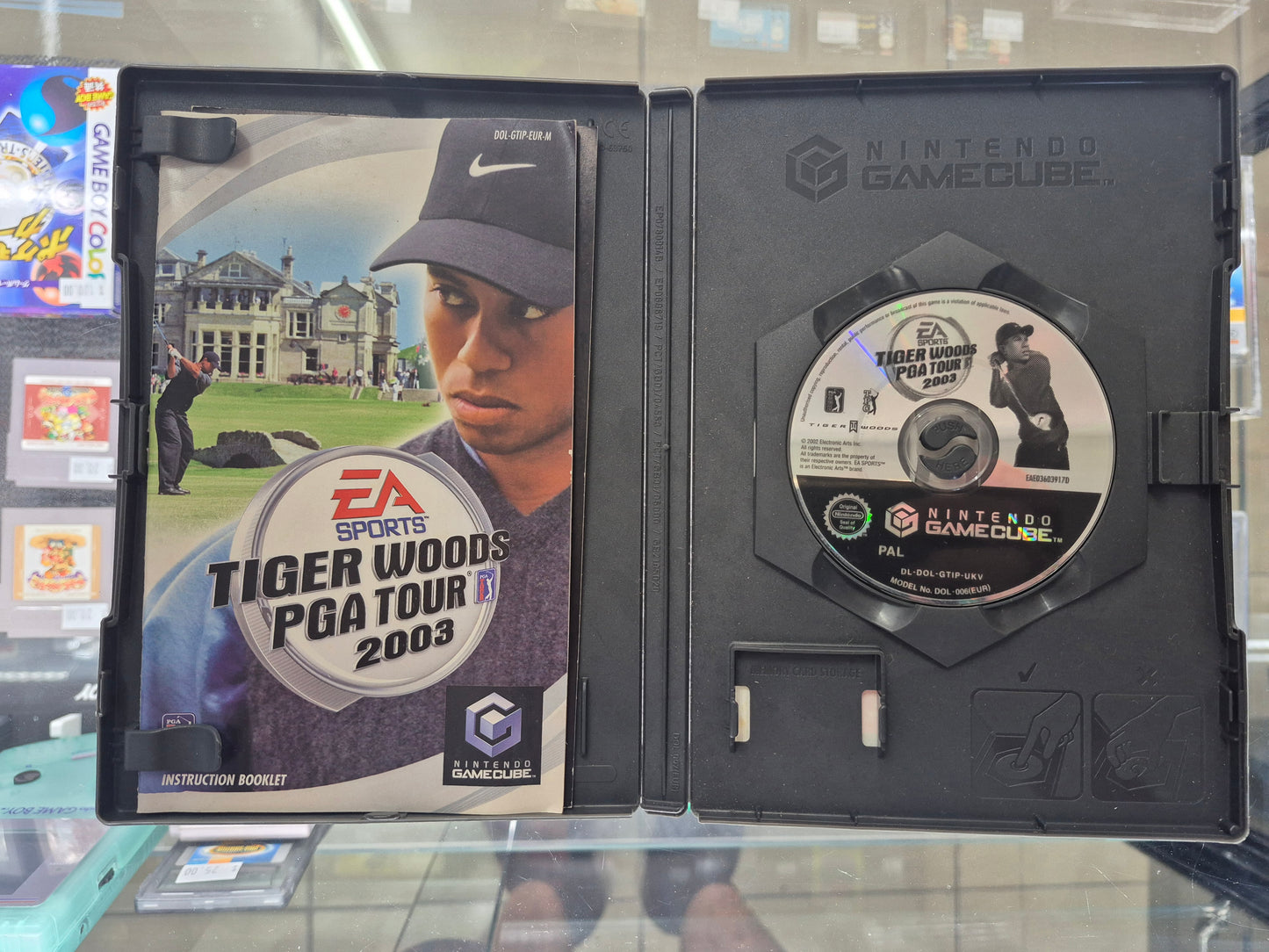 Tiger Woods PGA Tour 2003 Nintendo GameCube Game complete with Instructions
