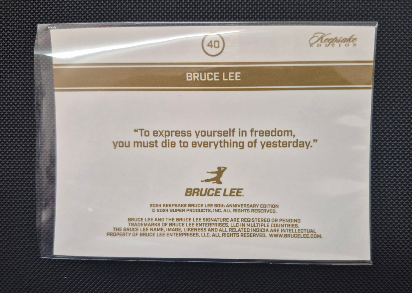 Keepsake Kaleidoscope Edition Bruce Lee Collection 50th Anniversary Blue Parallel 027/100