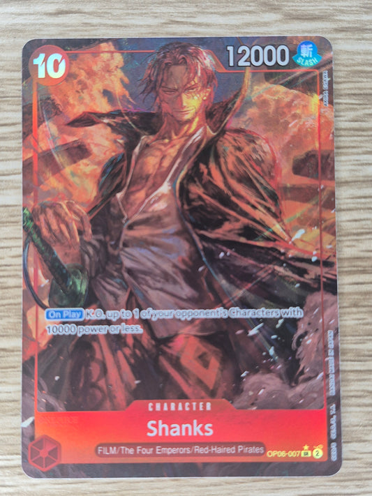 Shanks OP06-007 SR Alt Art AA - Wings of the Captain - One Piece TCG NM