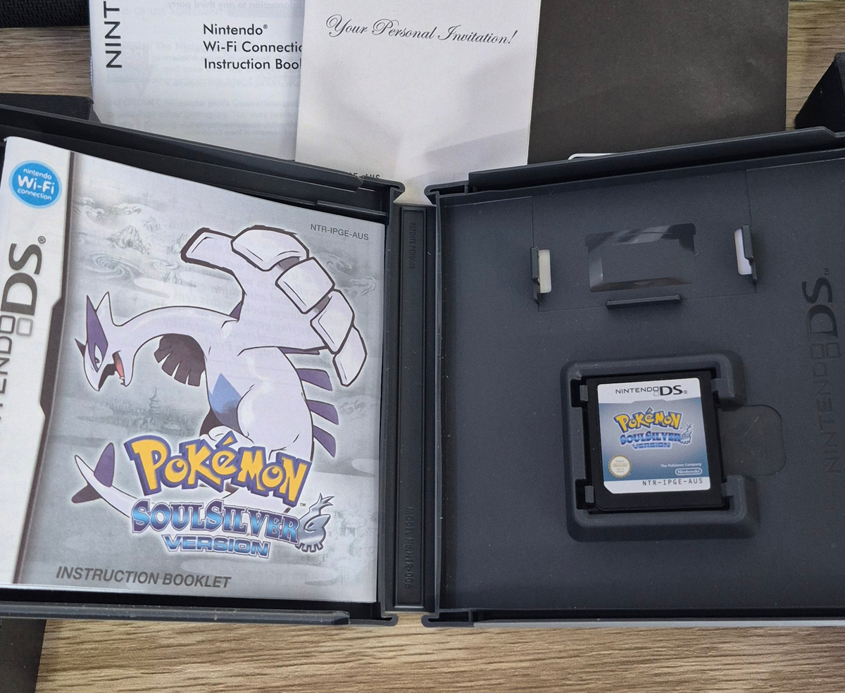 Nintendo DS POKEMON Soul Silver Version  AUS Complete in Box
