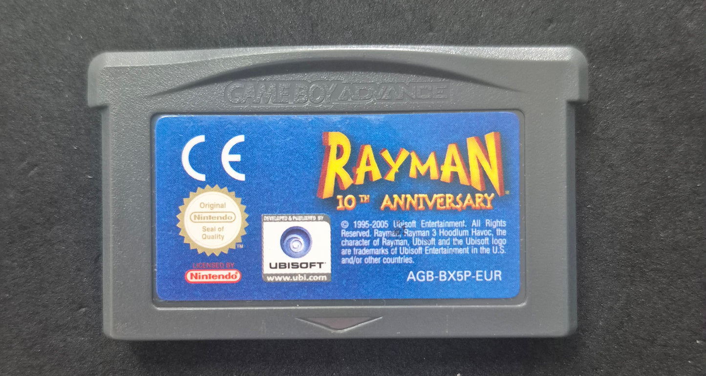 Rayman 10th Anniversary - Nintendo GBA - Tested & Working -