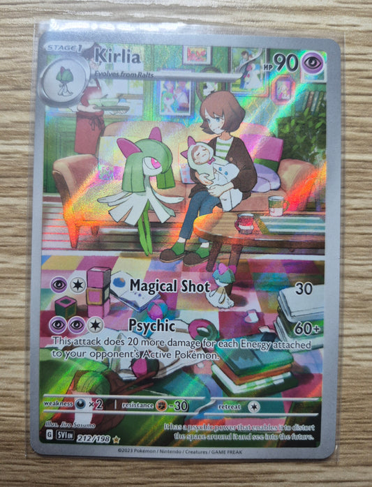 POKEMON - Kirlia Special Illustration Rare 212/198 - M/NM S&V Base SV01 English
