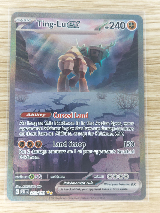 Pokemon 2023 Ting-Lu EX Special Illustration Rare Paldea Evolved 263/193