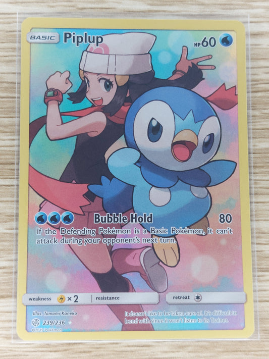 Pokemon 2019 Piplup Trainer Gallery Cosmic Eclipse 239/236