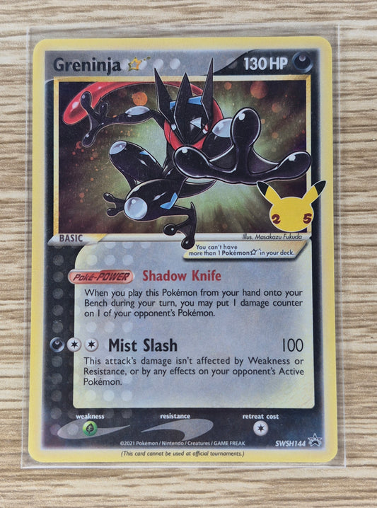 Pokemon 2021 Greninja Celebrations ETB Promo SWSH144 -