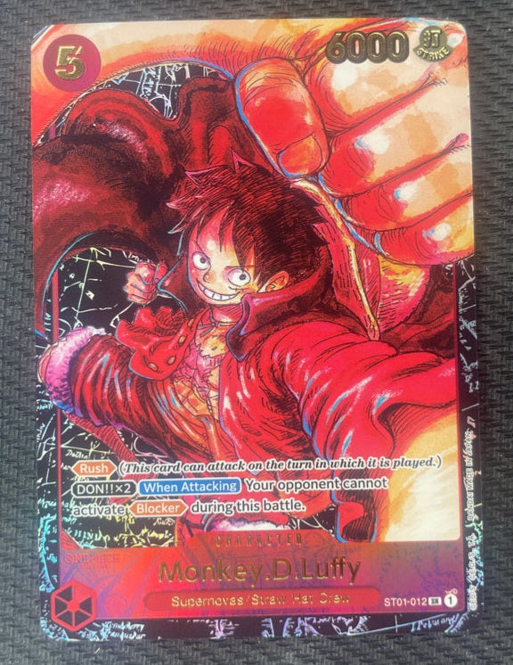 One Piece TCG Awaking of the New Era ST01-012 Monkey. D. Luffy SP