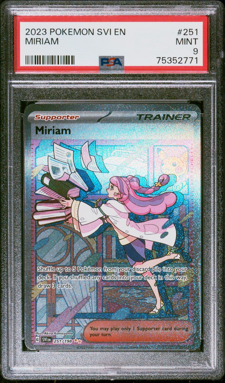 2023 Pokemon Scarlet and Violet 251/198 Miriam PSA 9