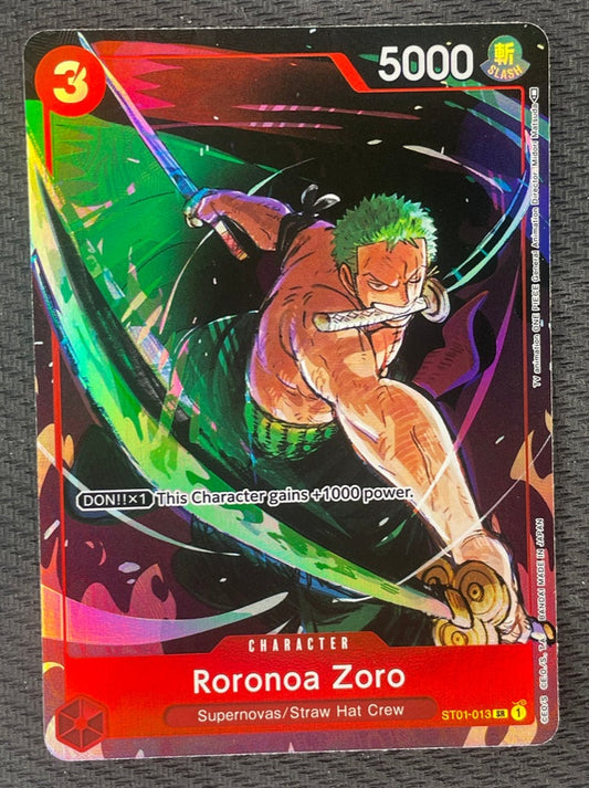 One Piece TCG Premium Gift Box Collection ST01-013 Roronoa Zoro Alternate Art