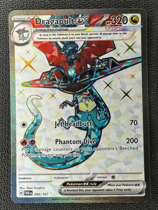 2024 Pokemon Twilight Masquerade 200/167 Dragapult Ex Full Art