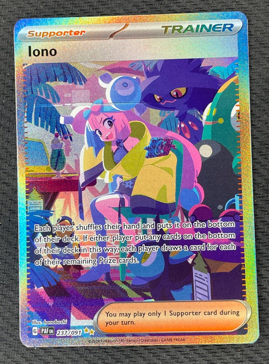 2023 Pokemon Paldean Fates 237/091 Iono Special Illustration Art