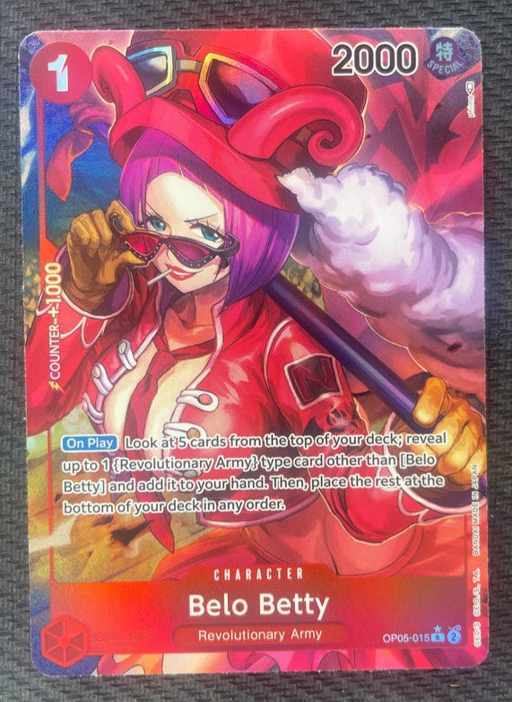 One Piece TCG Awaking of the New Era OP05-015 Belo Betty Alternate Art