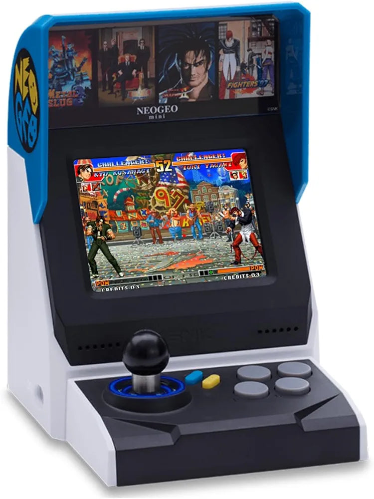 NEOGEO Mini Arcade International Version, 40 Pre-Loaded Classic SNK Brand New