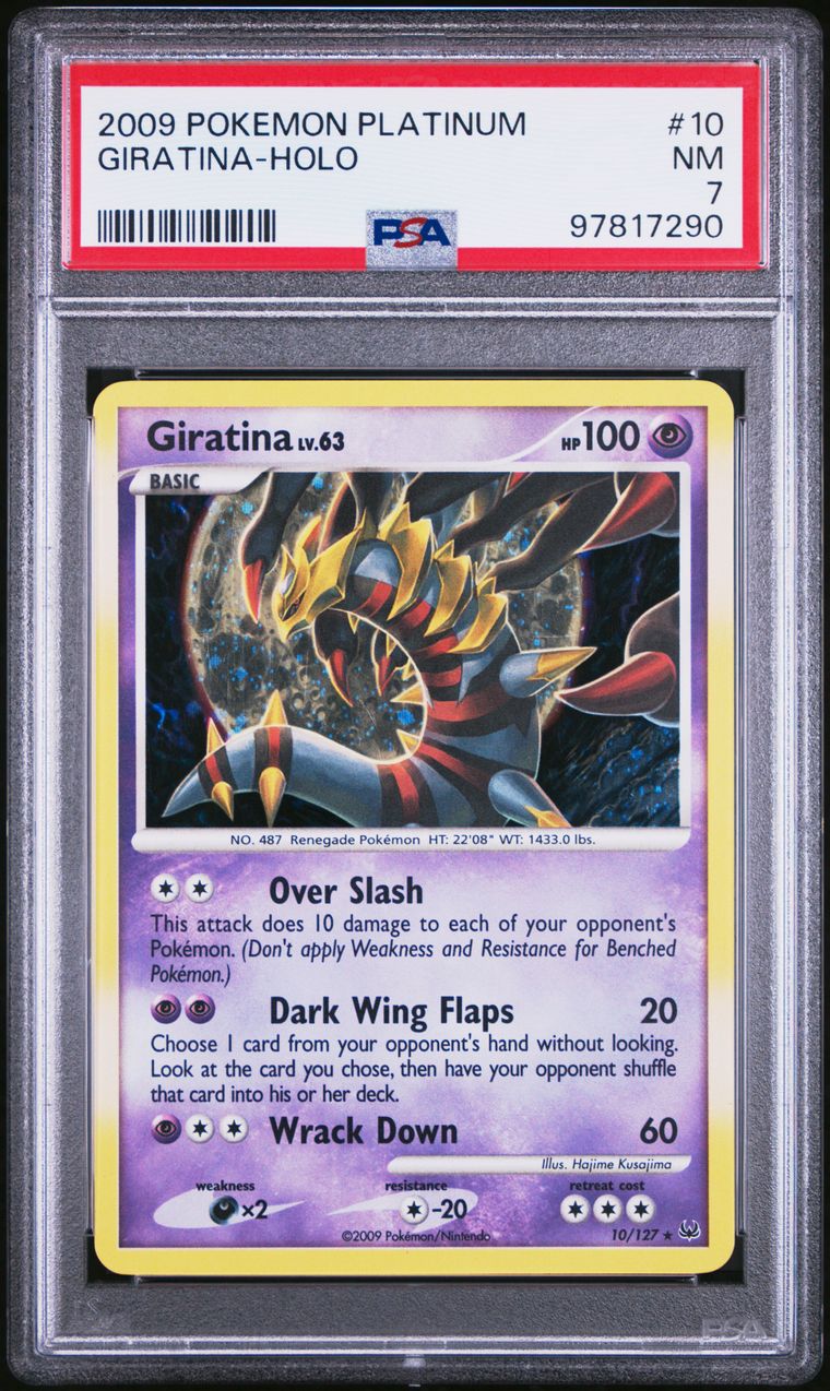 2009 Pokémon Platinum 10/127 Giratina Holo PSA 7 NM