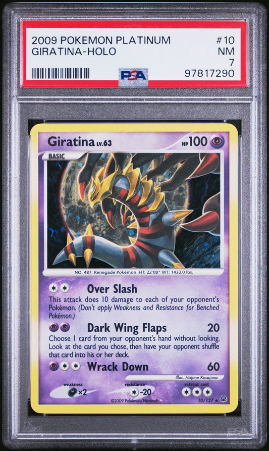 2009 Pokémon Platinum 10/127 Giratina Holo PSA 7 NM