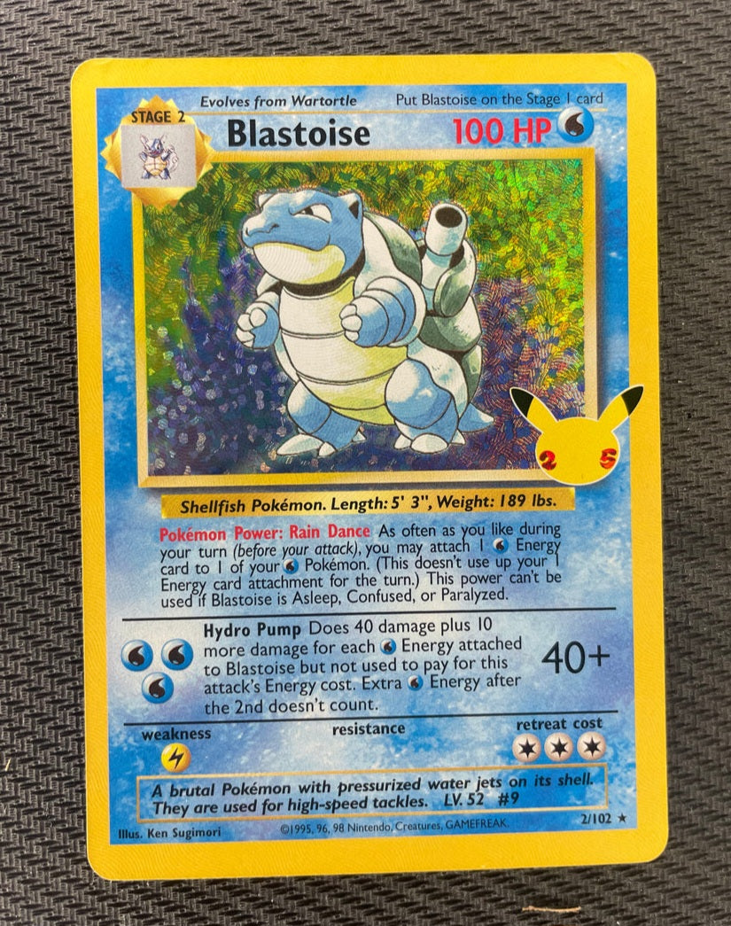 2021 Pokemon Celebrations 2/102 Blastoise Holo