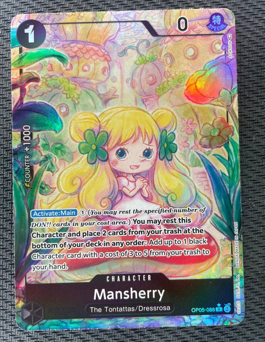 One Piece TCG Awaking of the New Era OP05-088 Mansherry Alternate Art