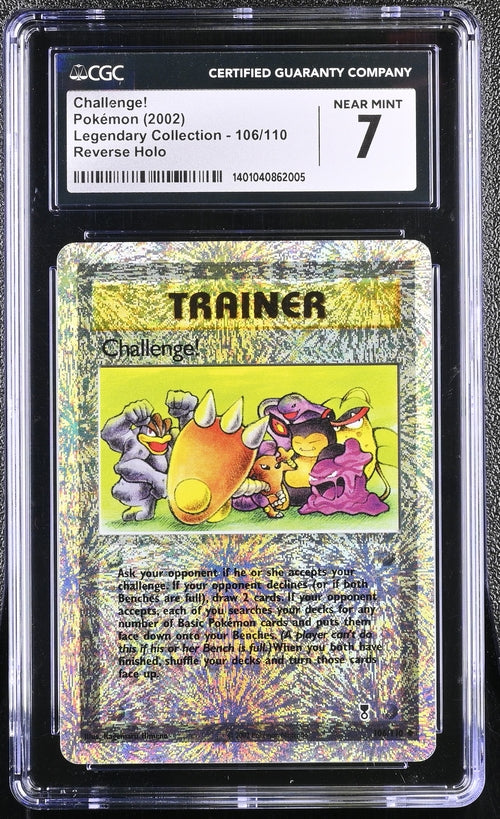 Pokémon TCG Challenge! Legendary Collection 106/110 Reverse Holo CGC 7