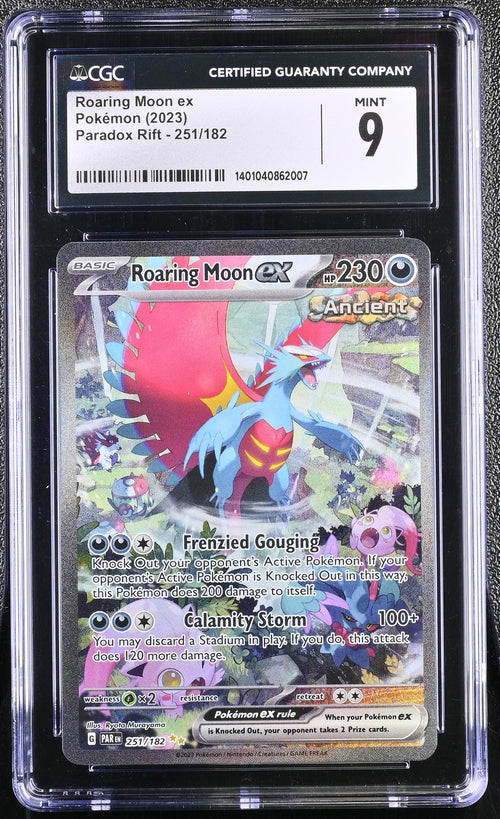 2023 Pokemon Paradox Rift 251/182 Roaring Moon EX Special Illustration Rare