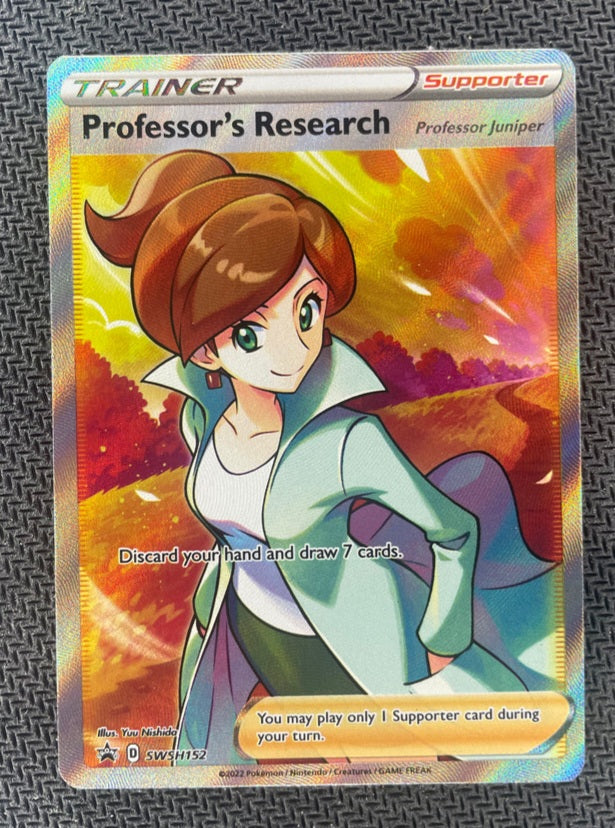 2022 Pokemon Sword & Shield SWSH152 Professor’s Research Black Star Promo