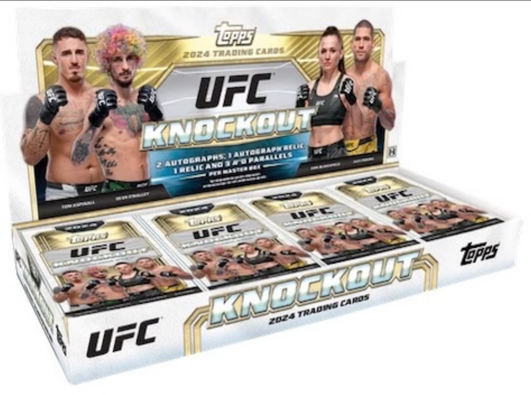 2024 Topps UFC KNOCKOUT Hobby Box ,2 Auto,1 Auto Patch,1 Relic ++