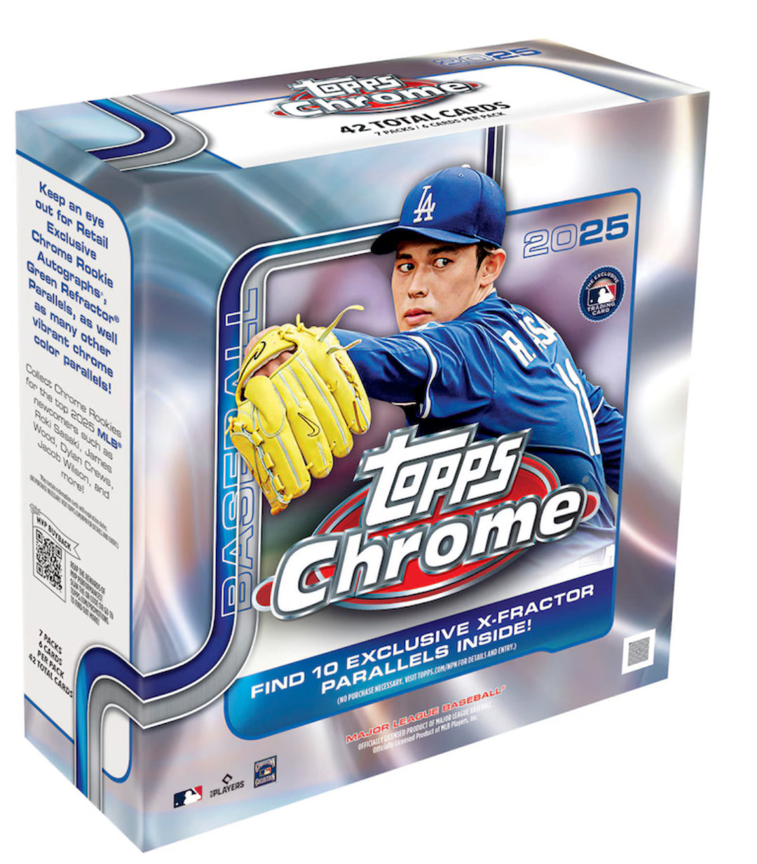 2025 Topps Chrome Baseball Mega Box
