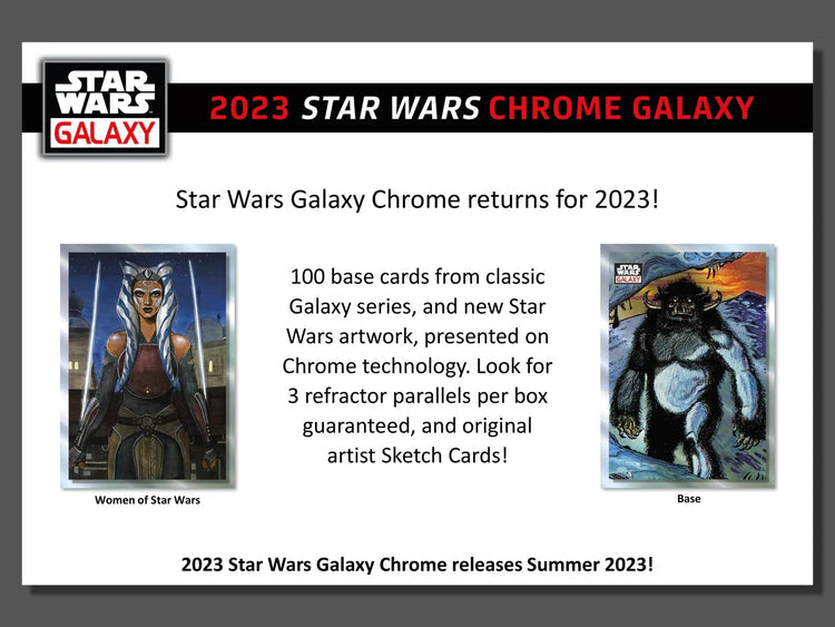 2023 Topps Star Wars Chrome Galaxy Hobby Box