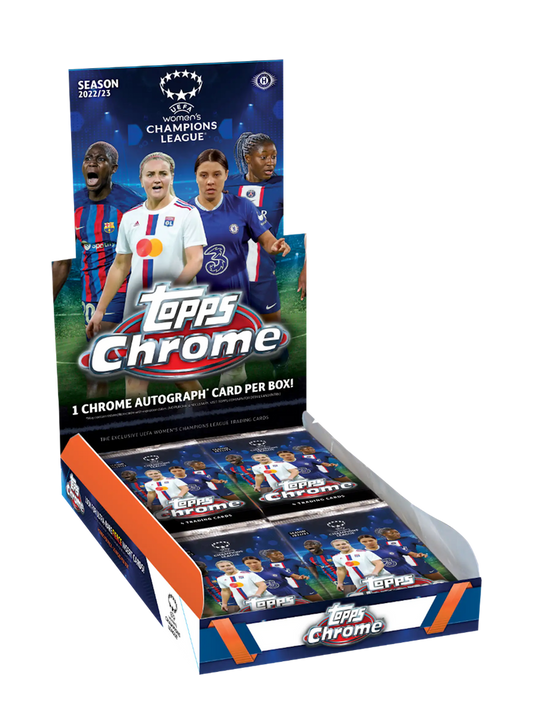2022/23 Topps Chrome UEFA Women's Champions League Soccer Hobby Box